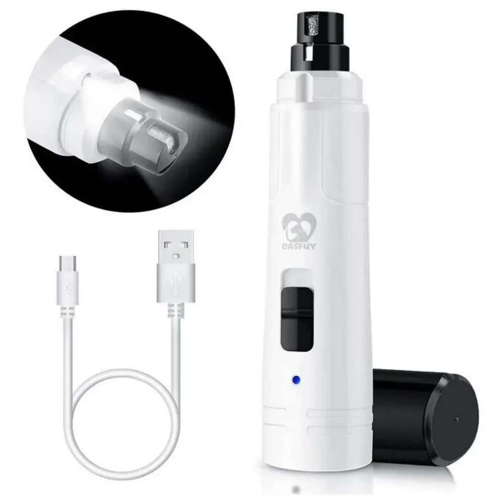 Dog Nail Grinder - Upgraded 2-Speed Electric Pet Nail Trimmer Power with usb